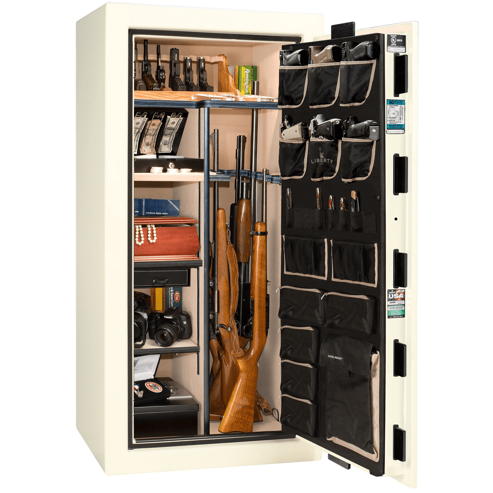 Gun Storage Solutions Starter 40-Pack Rifle Rod Kit & Shelf Liner